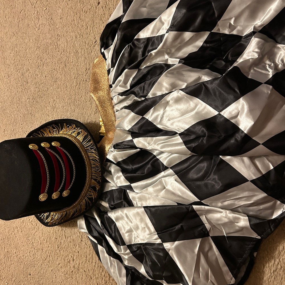 Harlequin/circus costume accessories